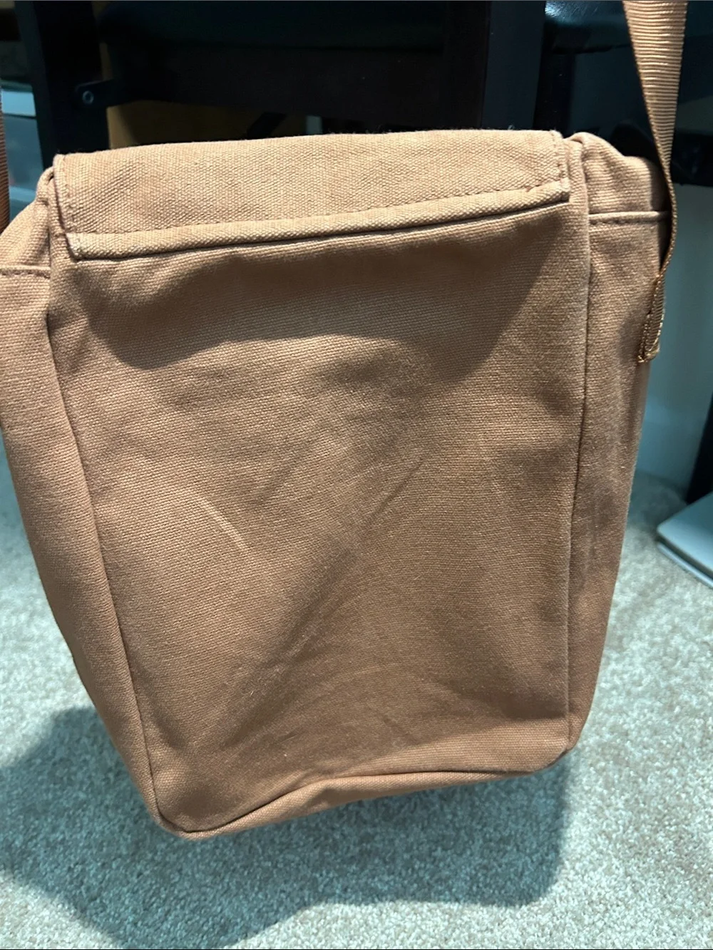Daily Planet Superman Brown Canvas Messenger Bag for Men